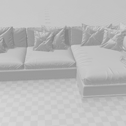 1.png Файл STL роскошный диван・Модель для печати в 3D скачать