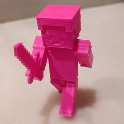 IMG_20230307_200355.jpg 3D file Steve Minecraft・Model to download and 3D print