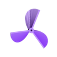 Turbine_18d_80x12_3b_base3_concave_20pc.stl OpenSCAD Turbinen-Propeller-Generator