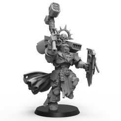 untitled.201.jpg Free STL file Smash Captain & rocket hammer・3D print model to download