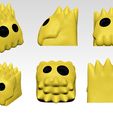 bart01.jpg Skull Simpsons - Keycaps Collection - Mechanical keyboard