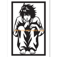 DEATH-NOTE.png DEATH NOTE WALL ART DECORATION - ANIME 3D PRINTING AND LASER CUTTING
