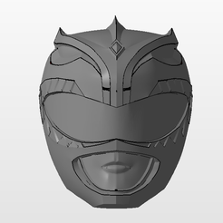 front.png Download free STL file Green Power Ranger Helmet ( bat in the sun version) • 3D printer object, Zafir
