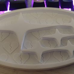 20220214_190545.jpg STL file heart broken Subaru logo・3D printer design to download