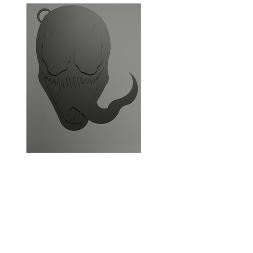 Venom Keychain 3D model