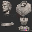 28.JPG Captain America Bust - with 2 Heads from Marvel
