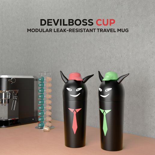 DevilBoss Cup – Modular Leak-Resistant Travel Mug