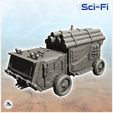 1.jpg Sci-Fi all-terrain truck for wood transport with four wheels (1) - Future Sci-Fi SF Zombie plague Post apocalyptique Terrain Tabletop Scifi
