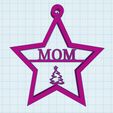 MOM.jpg CHRISTMAS TREE ORNAMENT WITH THE WORD "MOM". CHRISTMAS TREE ORNAMENT WITH THE WORD "MOM".