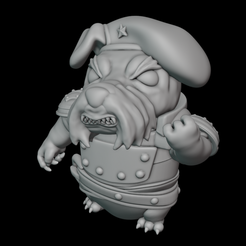 perro_bigoton_render1.png Fichier STL Capitaine Schnauzer・Idée pour impression 3D à télécharger