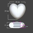 dim.jpg Boîte à bagues en forme de coeur