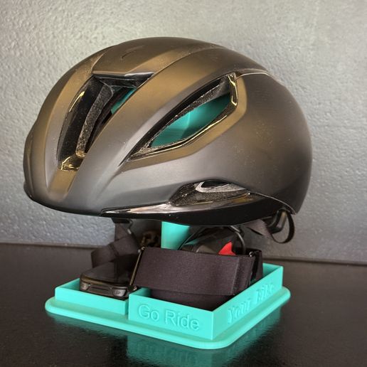🪖 Bike Helmet Holder Gear Tray・ STL File for 3D printing・Cults