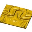 Double-Panel-wave-wall-art-sculpter-15.jpg Mirrored organic sculpture wall art relief panel 3D print model