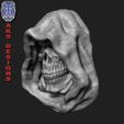 v174_WD_R2.jpg Wall home decor Reaper skull v174 3D print model