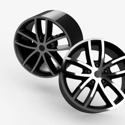 3.jpg STL file SPORTLINE GOLF WHEEL FOR 1/24 - 1/25 MODEL KIT.・3D printing idea to download