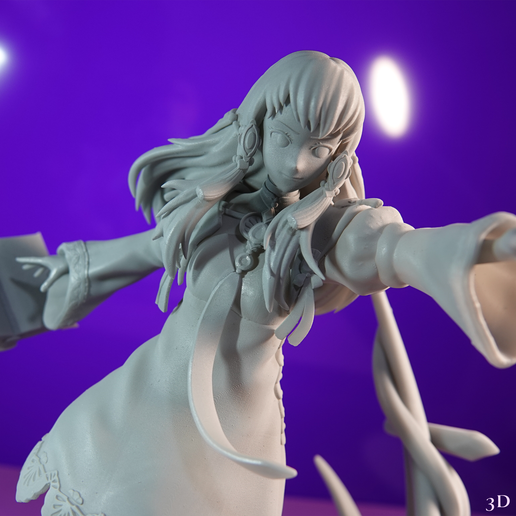 Close_4_smal.png Lysithea - FireEmblem Three-Houses Game Figurine STL for 3D Printing