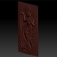classicalwoman4.jpg classical and beautiful woman 3d model of bas-relief for cnc