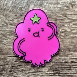 IMG_4015.jpeg Fichier STL gratuit Aimant Lumpy Space Princess Adventure Time (aimants 8x3mm)・Design pour imprimante 3D à télécharger