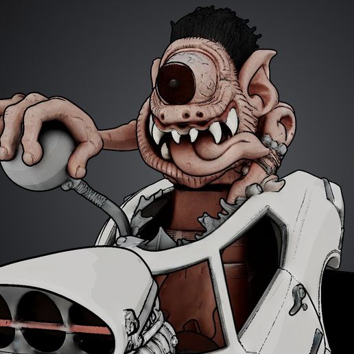 ASYLUM ACCELERATOR – Straightjacket Cyclops Hot Rod