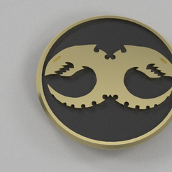 TYRANID-V2-OM.png STL file Tyranid Objective marker・3D print model to download