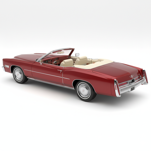 Cadillac Eldorado concept car STL, classic car STL, roadster STL, car model STL, steampunk car STL, car toy STL, 1:10 car STL, hypercar STL, car lamp STL, split parts car STL, GT car STL, RC car body STL, car display model, 90s JDM STL, print ready car ST