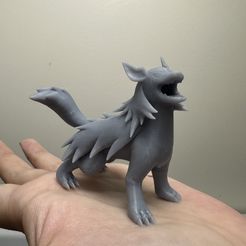 Mightyena pokemon 3D print model