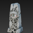 Screenshot-2025-12-26-021954.png 👁️ 5 STL/OBJ - ELDRITCH WATCHING EYE - Monolith Idol - Horror Terrain