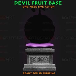 001.jpg STL file Stand Base Devil Fruit in One Piece・3D printable model to download