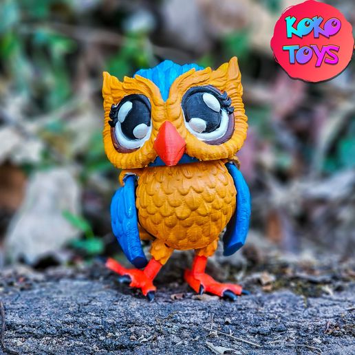 3.jpg CUTE FELXY OWL BIRD FEMALE AND MALE (TWO VERSION)