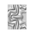 Double-Panel-wave-wall-art-sculpter-03.jpg Mirrored organic sculpture wall art relief panel 3D print model