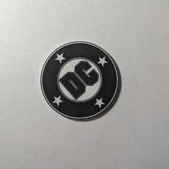 DC-Bullet.jpg DC Comic Bullet Logo Coaster