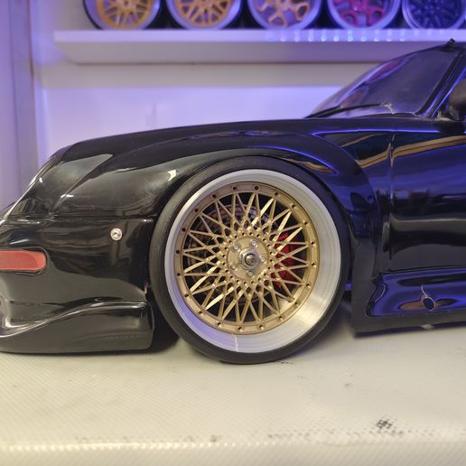 🎲 1:5 BBS Style, Rims, Rims, FG, Harm, Genius・ 3MF File for 3D