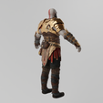 Kratos0009.png Kratos Golden Armor Lowpoly RIgged