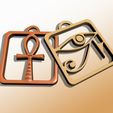 anch-cross-08.jpg Ancient Egypt eye hours  ankh cross symbol pendant
