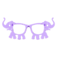 Olifantenbril zonder.obj Elephant glasses