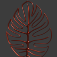 Outline2Matcap.png Fichier 3D Collection de feuilles de Monstera・Objet pour impression 3D à télécharger