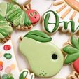 pear-cookie-cutter.jpg 4 sizes - Pear Fruit Cookie Cutter - SHARP cutting edges - So Versatile!