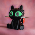 Photo.png Toothless Pen Holder ( Support FREE )