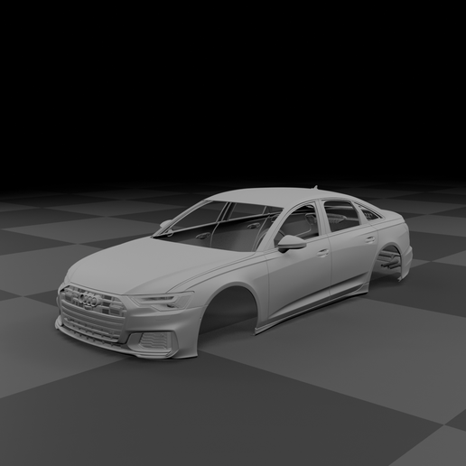 Audi S6 Sedan C8 2019 Car Body STL