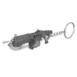1_1200x1200.jpg Keychain - Lancer - Gears of War - Printable 3d model - STL files