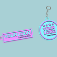 r6.png Customizable Logo KeyChain STL - Read Description