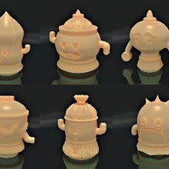 Pack-4.png Fichier STL PACK 4 - Gyroid - Animal Crossing New Horizons・Plan pour impression 3D à télécharger