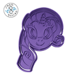 Little-pony-faces_Rarity_CP.png Rarity - My Little Pony - Cookie Cutter - Fondant - Polymer Clay