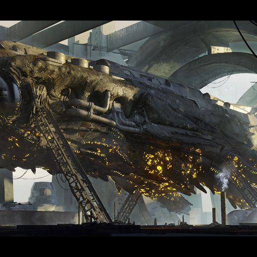 (Centauri) Ancient Bioship 3D model