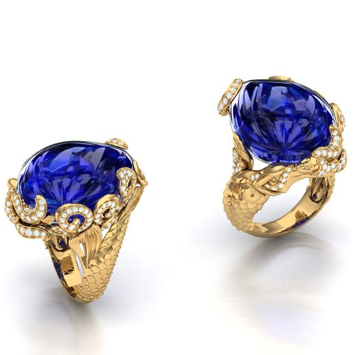 Mermaid Ring 3D model