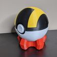 PXL_20210316_083206771.jpg STL file Ultraball/Pokeball deck box・3D printer design to download