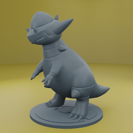 🐉 Pokemon No. 408, 409 Cranidos, Rampardos・ STL File for