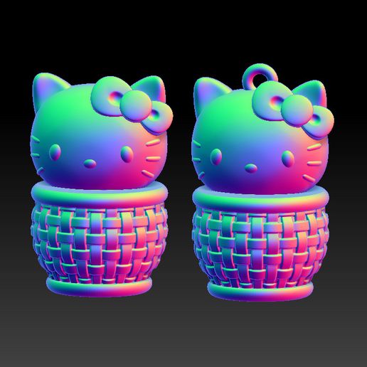 HELLO KITTY PENDANT 5 3D model