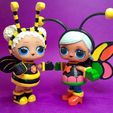 20200401_121100.jpg Custom 3D Printed LOL Doll Costumes Bee and Butterfly