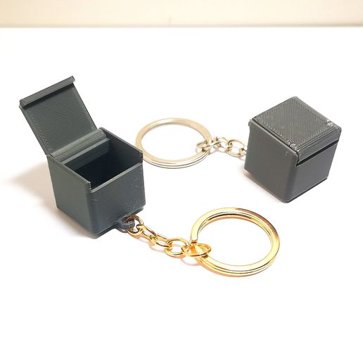 Mini-Box-Keychain.jpeg Porte-clés Mini Box (impression en place)